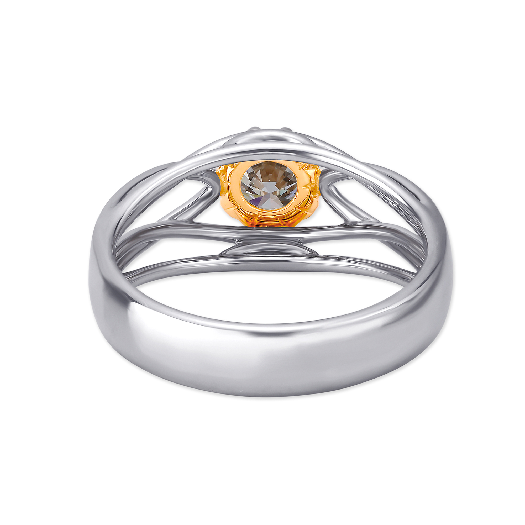 Winged Arc Solitaire Ring,,hi-res image number null