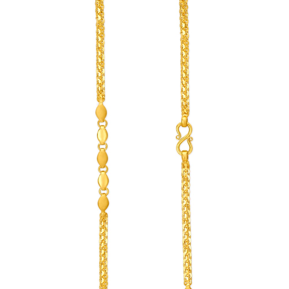 Alluring Fox Gold Chain,,hi-res image number null