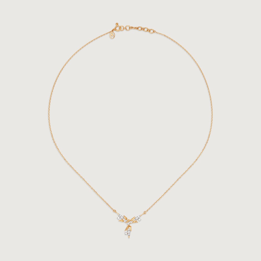 Dazzling Skyward 14KT Diamond Necklace,,hi-res image number null