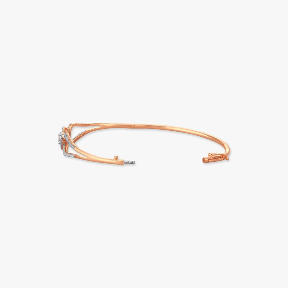 Whisper Twist Diamond Bangle,,hi-res image number null