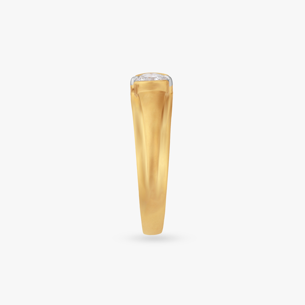 Forever Arc Solitaire Ring for Men,,hi-res image number null