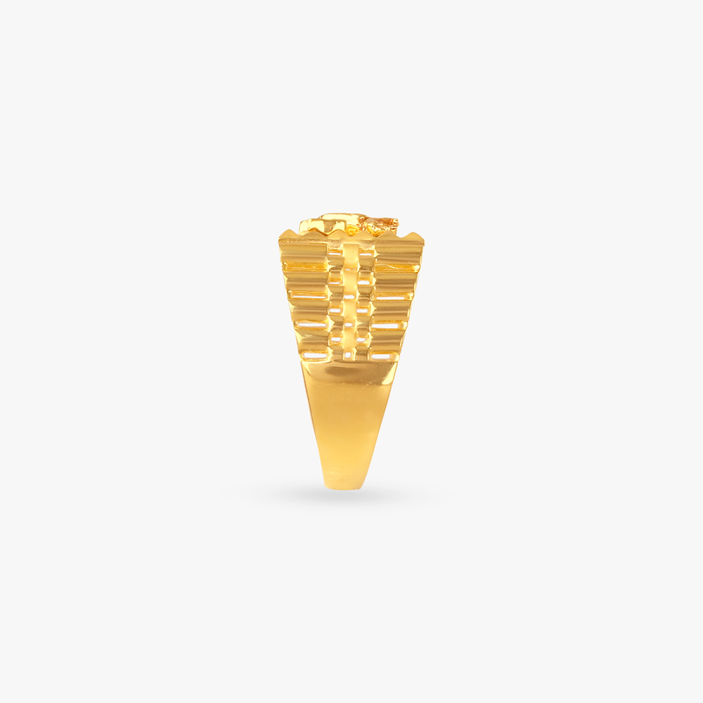 Eagle Rise Gold Ring for Men,,hi-res image number null
