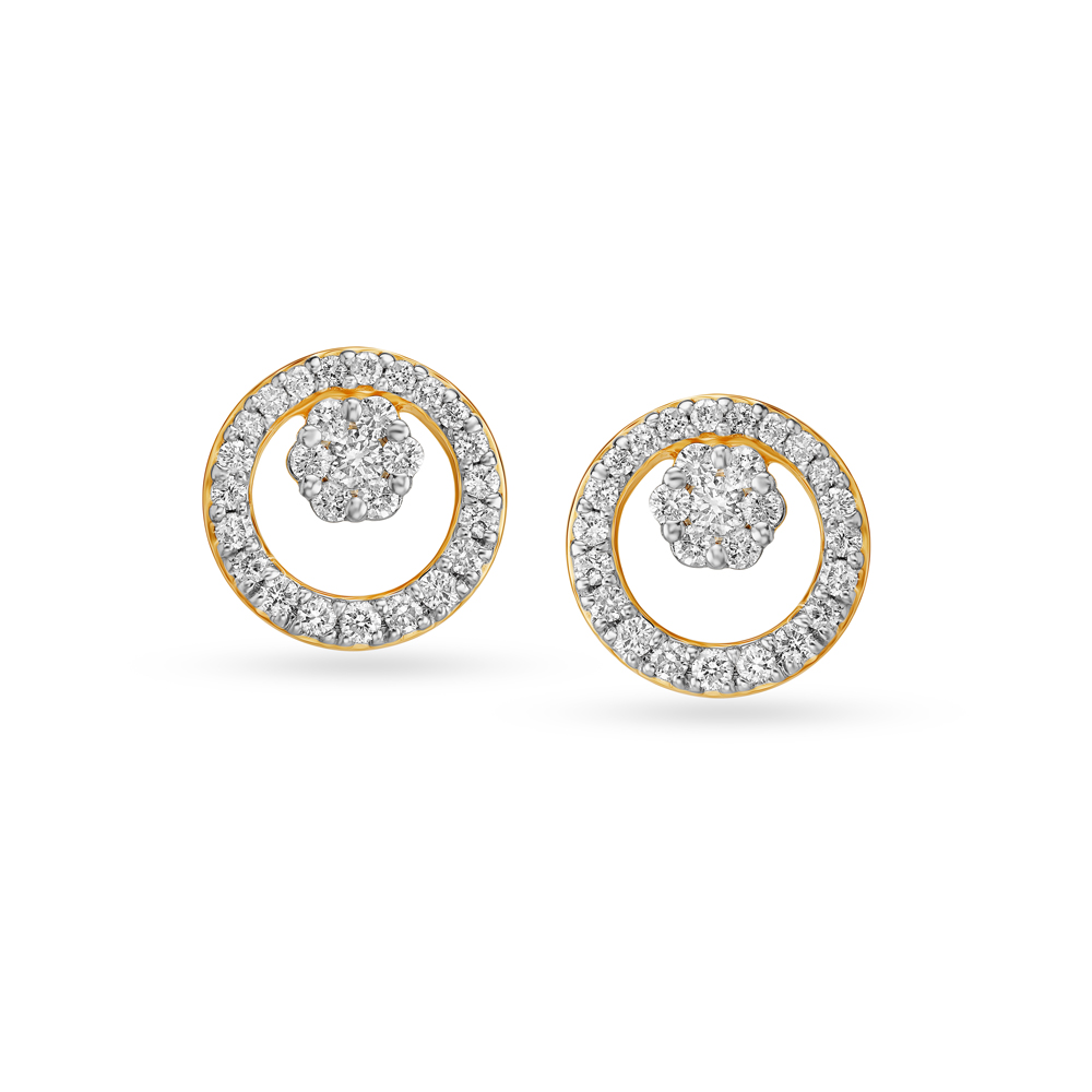Mia by Tanishq 14 KT Yellow Gold Twisted Diamond Drop Earrings Yellow Gold  14kt Drop Earring Price in India  Buy Mia by Tanishq 14 KT Yellow Gold  Twisted Diamond Drop Earrings Yellow Gold 14kt Drop Earring online at  Flipkartcom