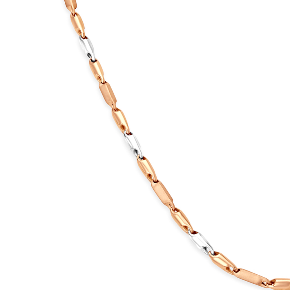 Dual Tone Link Gold Chain For Men,,hi-res image number null