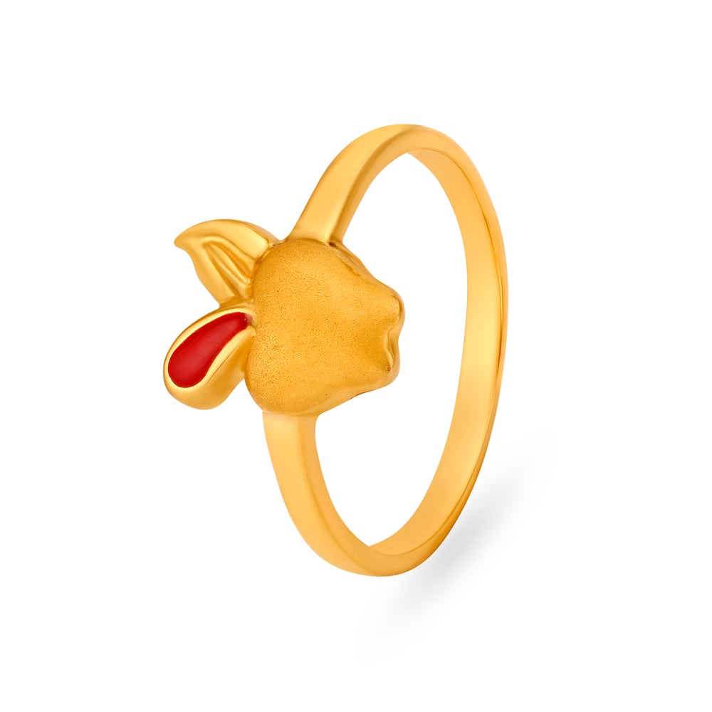 Cute Apple Ring for Kids