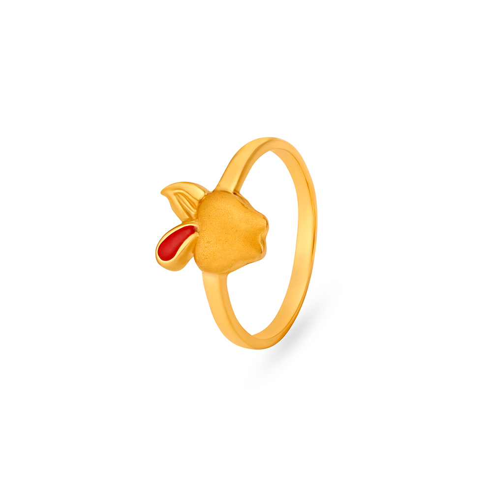 Cute Apple Ring for Kids