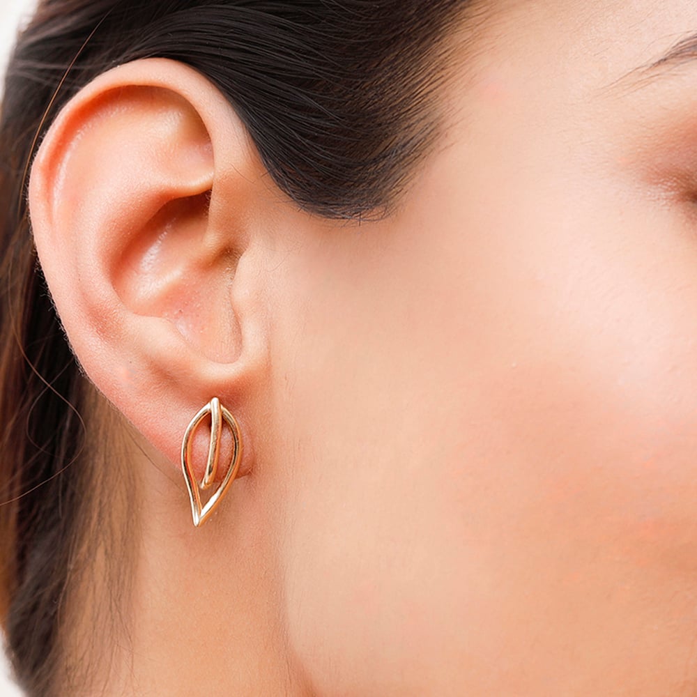 14KT Golden Dreamscape Hoop Earrings,,hi-res image number null