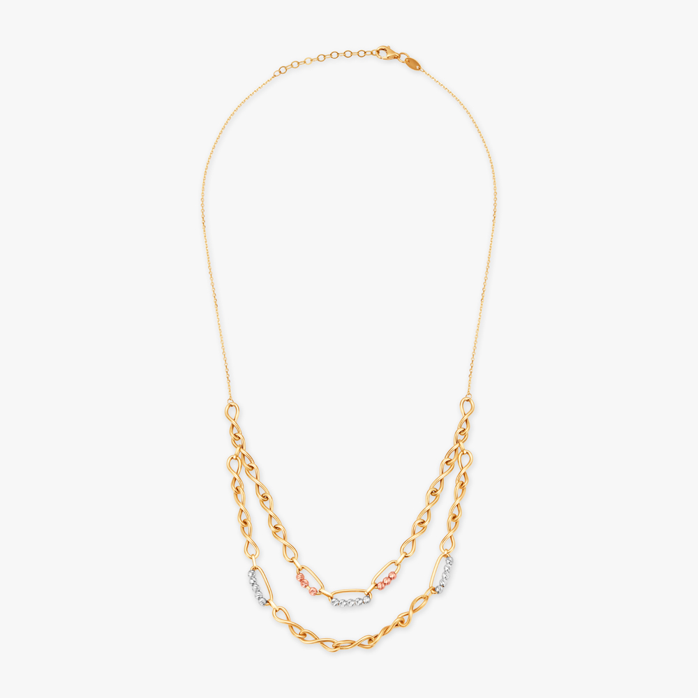 Twisty Linked Necklace,,hi-res image number null