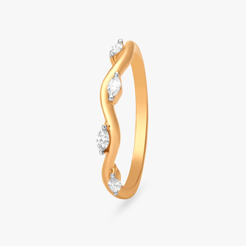 Dazzling Curves Diamond Ring,,hi-res image number null