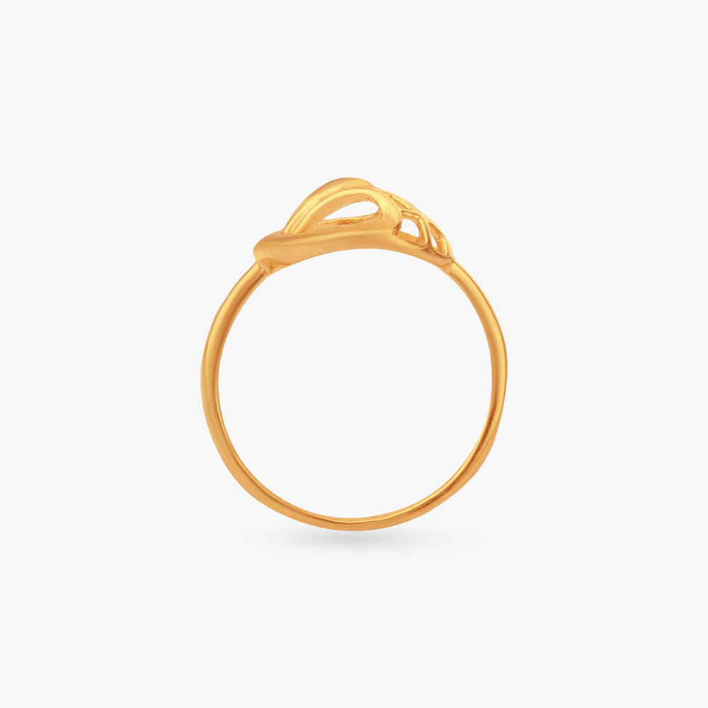 Frame Curve Gold Ring,,hi-res image number null
