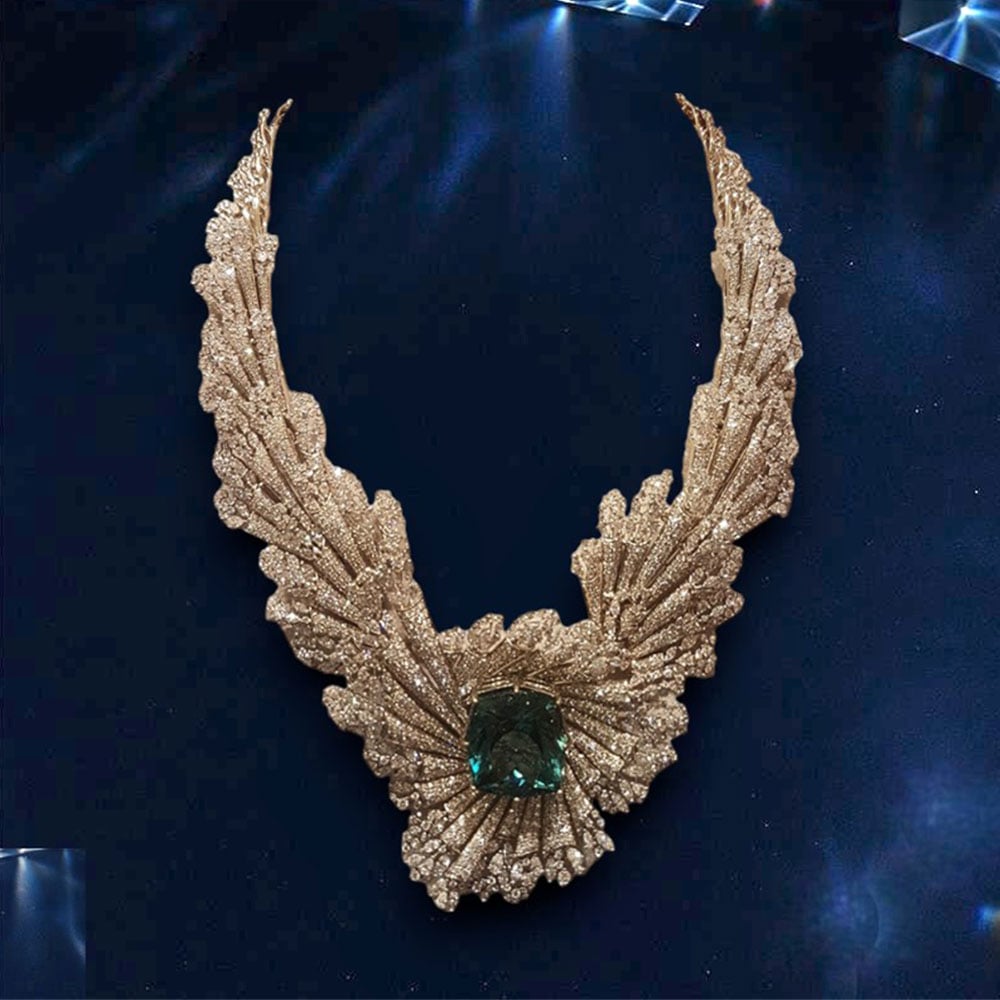 Skyfall Crown Diamond Necklace Set,,hi-res image number null