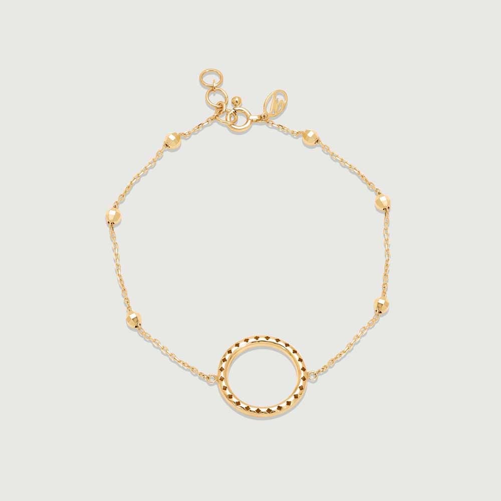 Trendy Orbit Gold Bracelet,,hi-res image number null