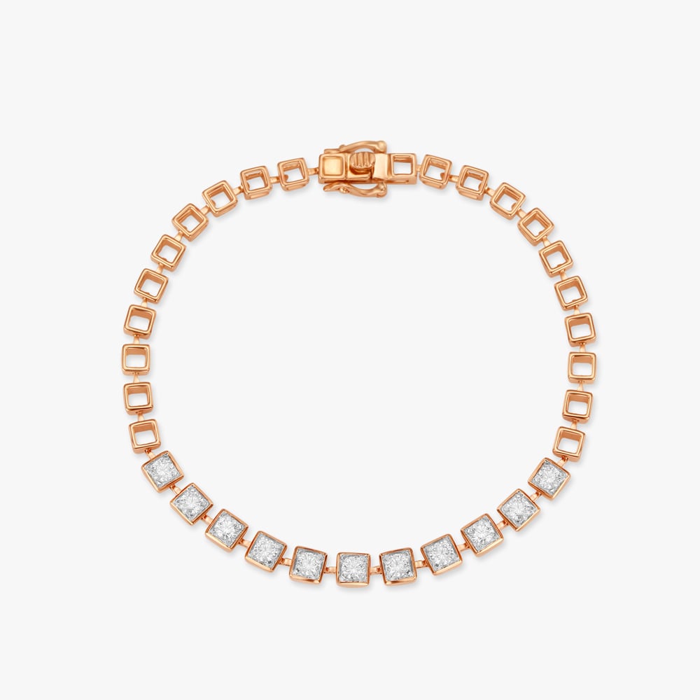 Sparkling Boxes Tennis Bracelet,,hi-res image number null