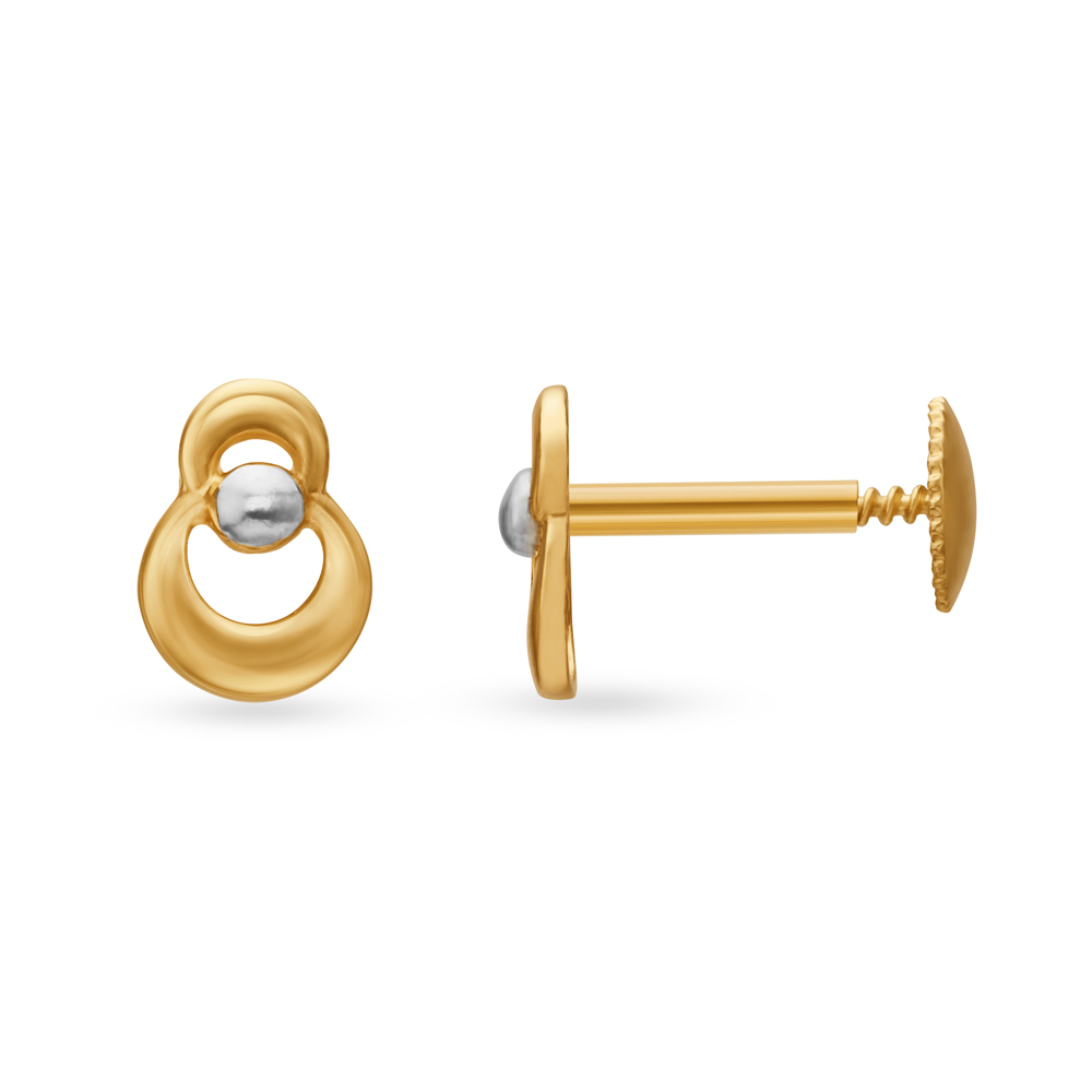 Casual Gold Stud Earrings,,hi-res image number null