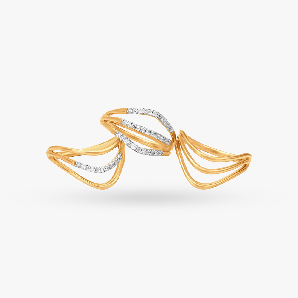 Stackable Arch Diamond Rings,,hi-res image number null