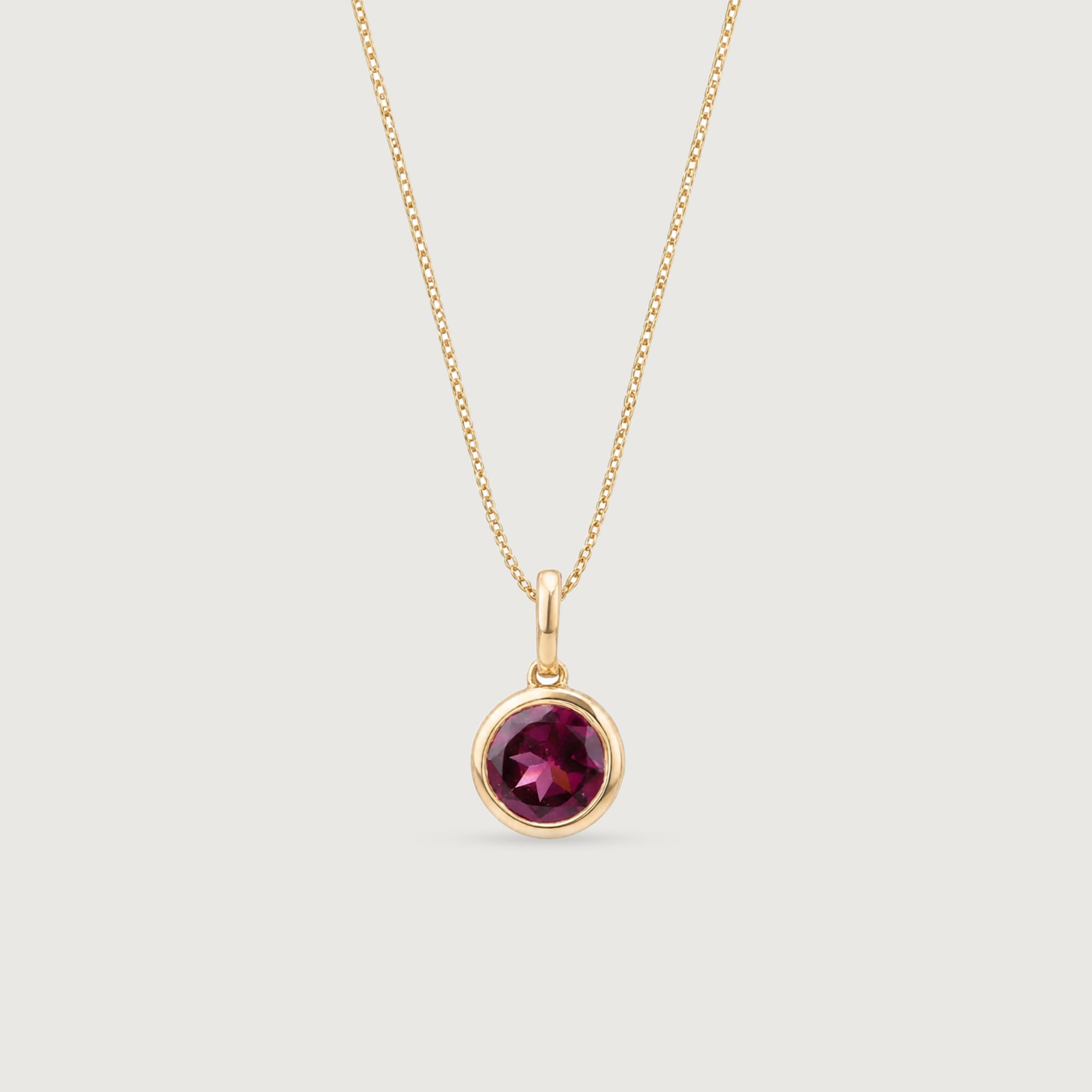 Crimson Aura Garnet Pendant,,hi-res image number null