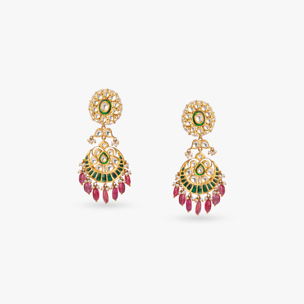 Necklace Set with Kundan-Style Stones,,hi-res image number null