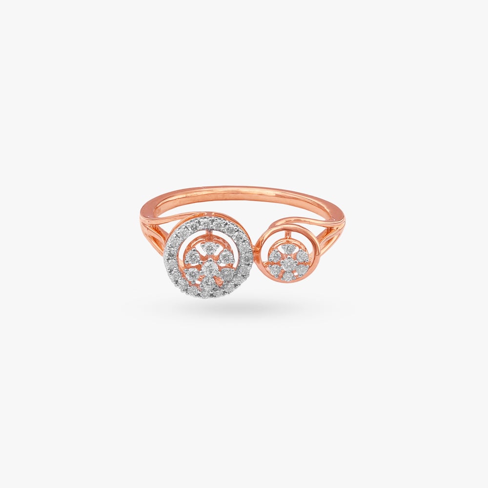 Vintage Whirl Diamond Ring,,hi-res image number null