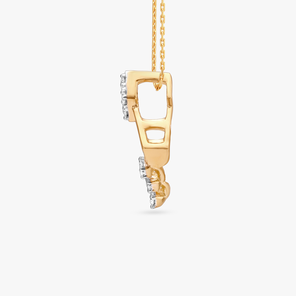 Edgy Luxe Diamond Pendant and Earrings Set,,hi-res image number null
