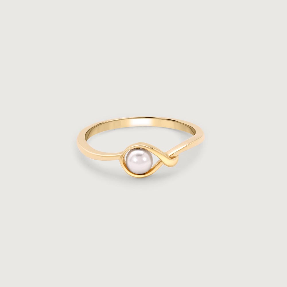 Twist Bloom Pearl Ring,,hi-res image number null