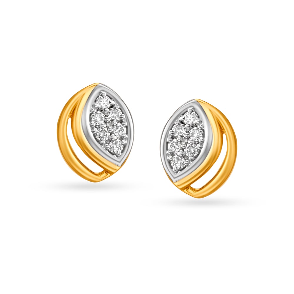 

6 Stone Diamond Stud Earrings for Kids