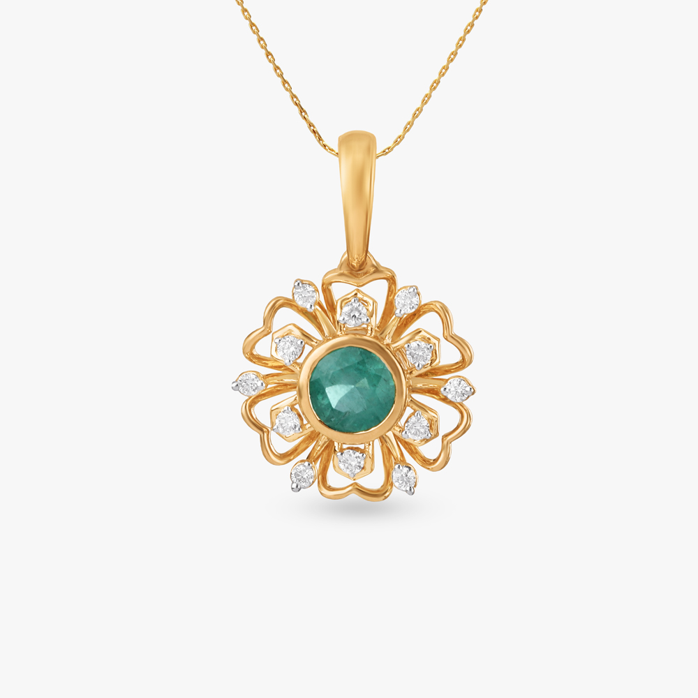 

Heritage Floral Diamond Pendant