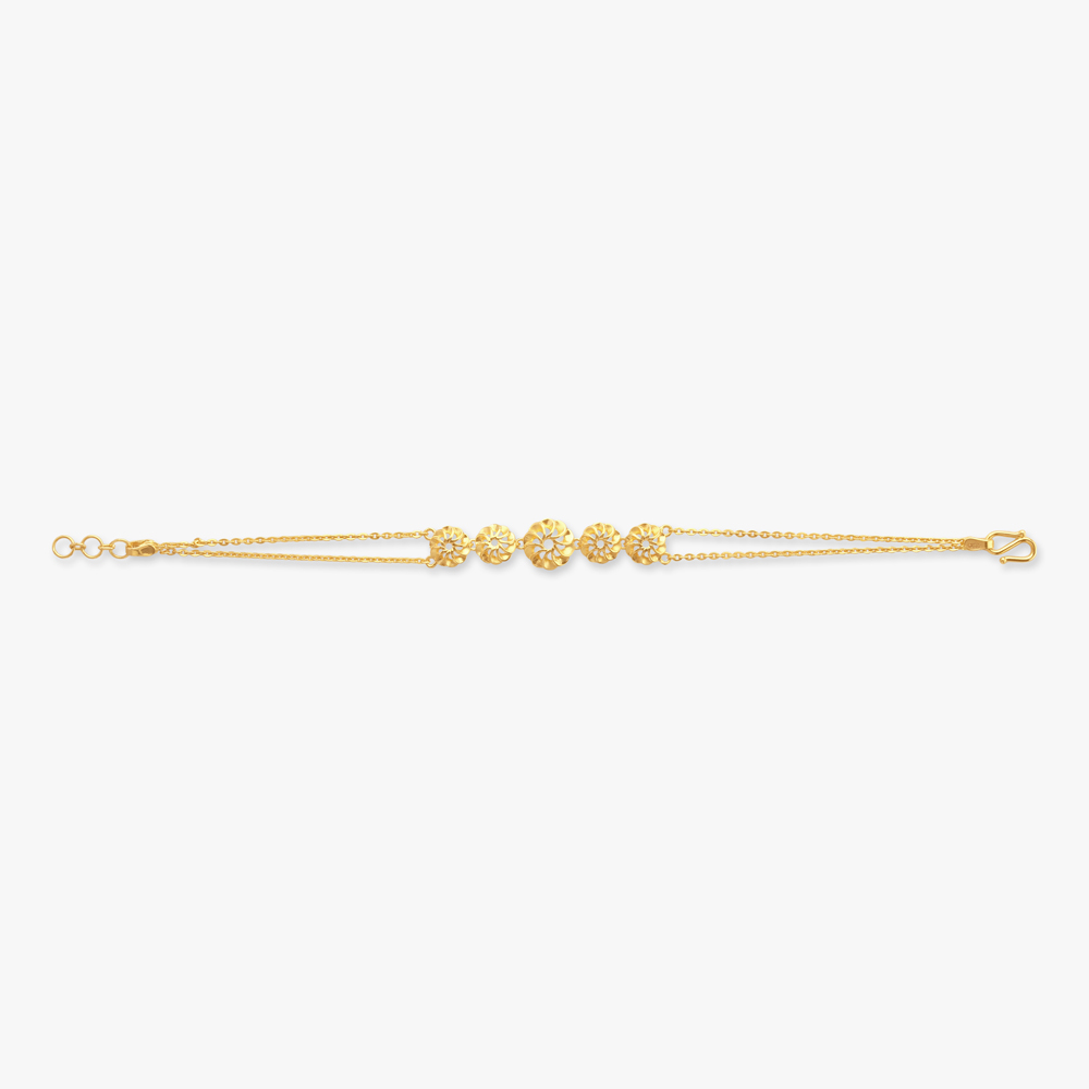 

Bloom Links Gold Bracelet