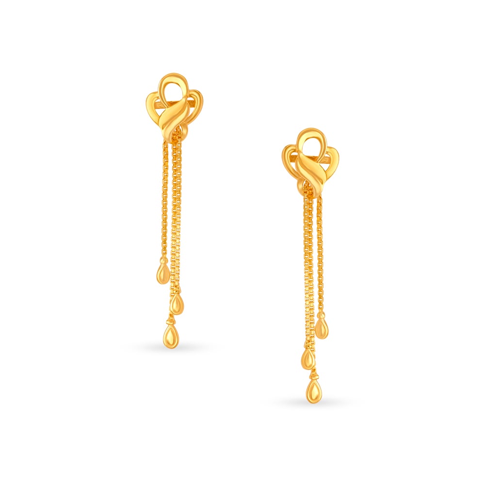 Ethereal Glamorous Drop Earrings,,hi-res image number null