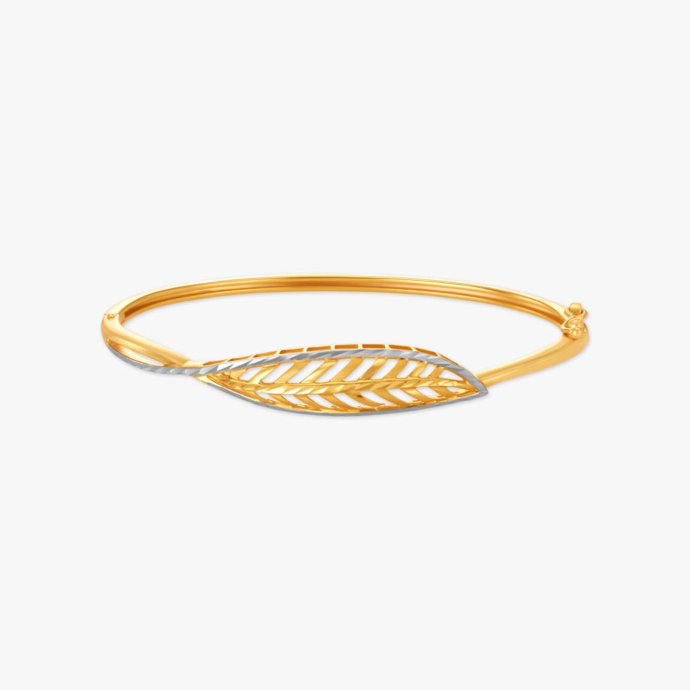 Charming Leaf Bangle,,hi-res image number null