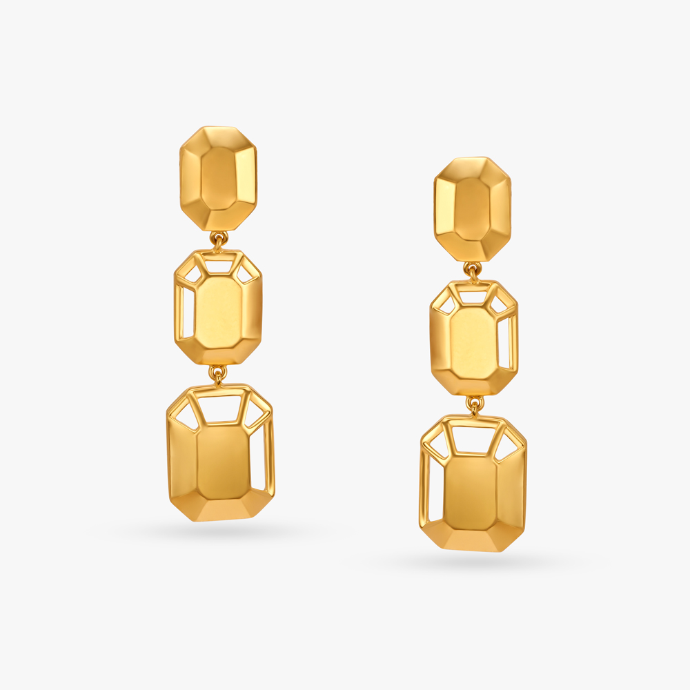 Geometric Drop Earrings