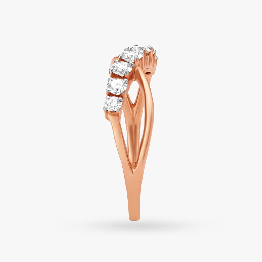 Radiant Crossover Diamond Ring,,hi-res image number null