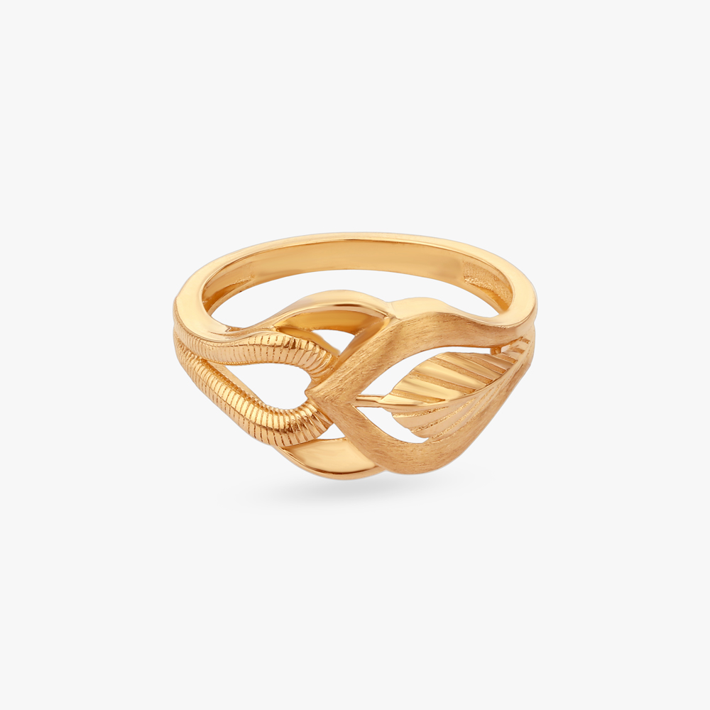 Bold Twin Gold Ring,,hi-res image number null