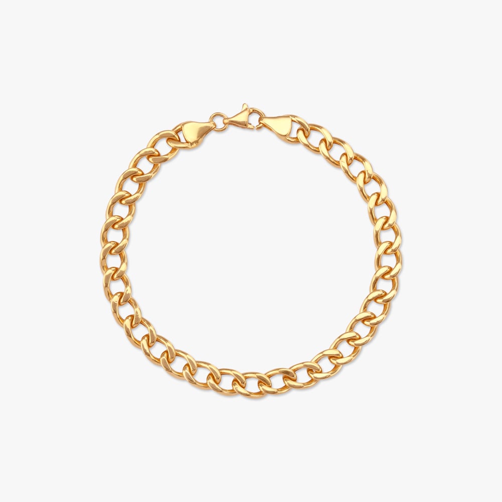 

Bold Loop Gold Bracelet