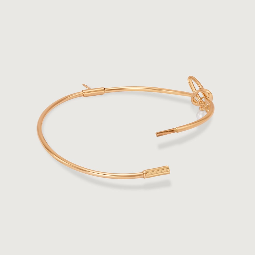 Enchanted Pearl Orbit 14KT Bangle,,hi-res image number null
