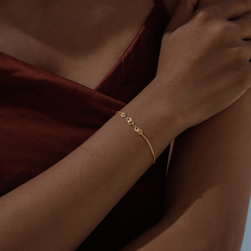 Interwoven Harmony Gold Bracelet,,hi-res image number null