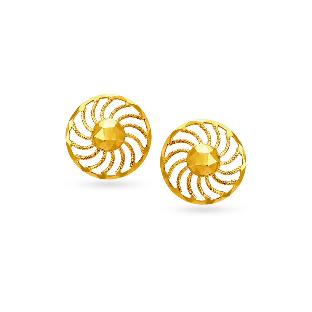 Tiered Gold Drop Earrings,,hi-res image number null