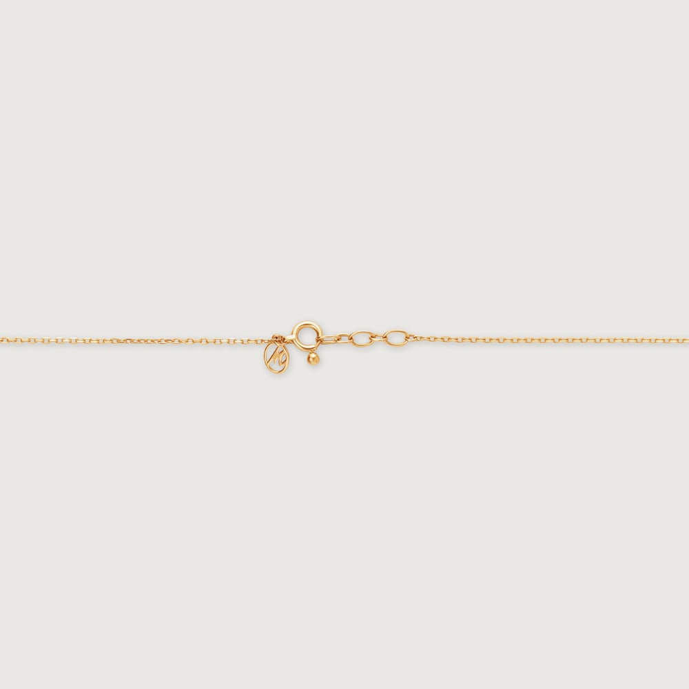 Golden Fish Charm 14Kt Gold Necklace Set,,hi-res image number null
