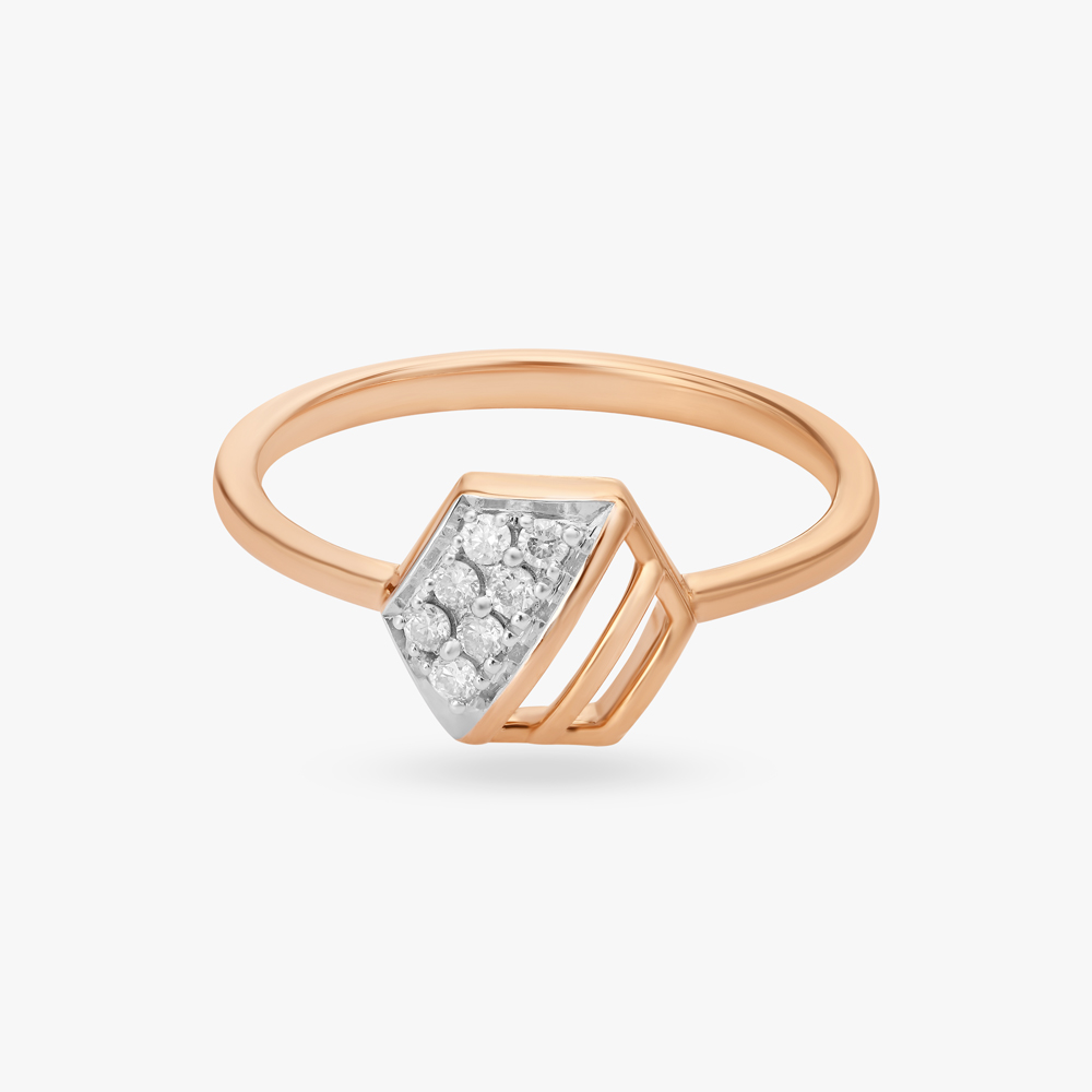 Duality Splendor Diamond Finger Ring,,hi-res image number null