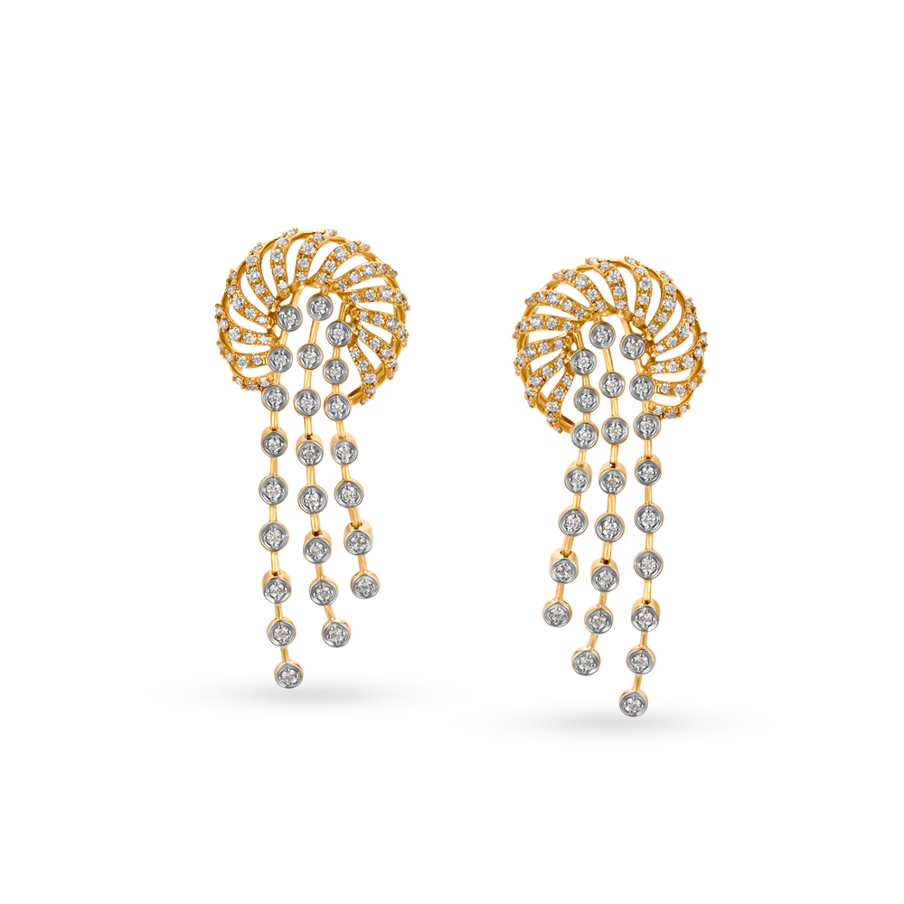 Glamorous Diamond Necklace Set,,hi-res image number null