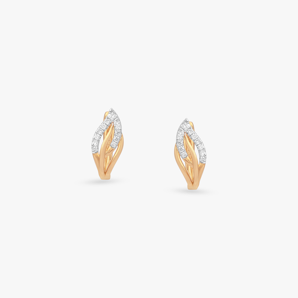 Luminous Flicker Diamond Hoop Earrings,,hi-res image number null