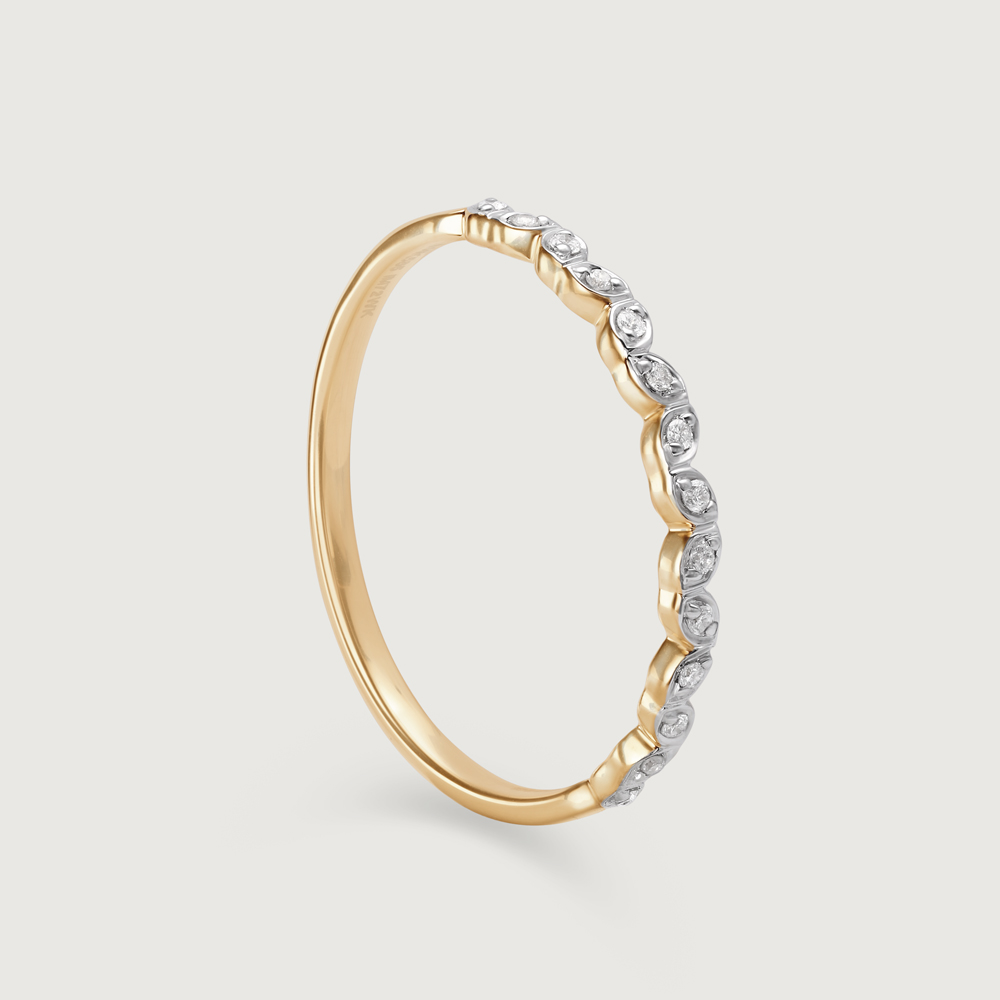 Aurora Arch 14KT Gold & Diamond Ring,,hi-res image number null