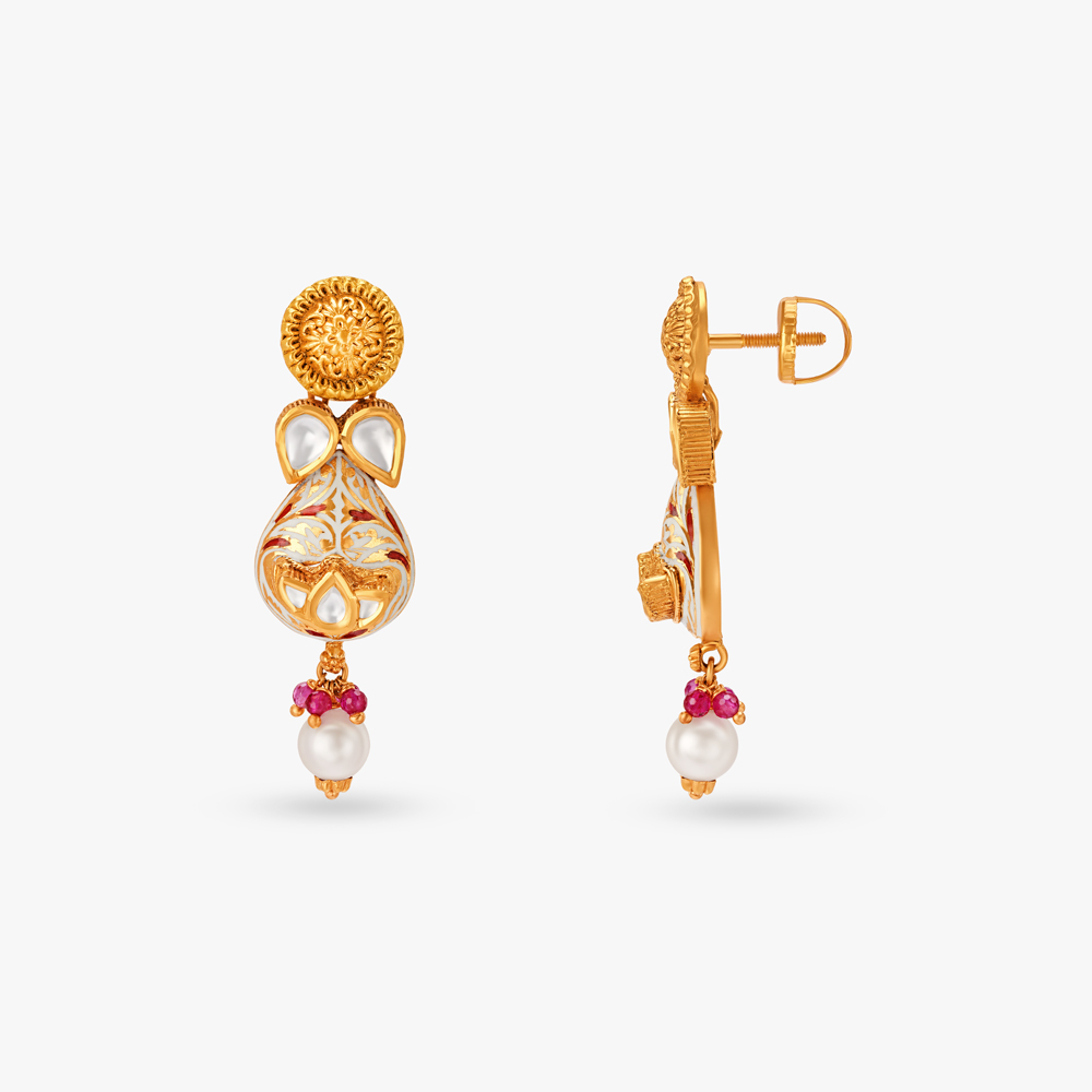 Intricate Floral Necklace Set,,hi-res image number null