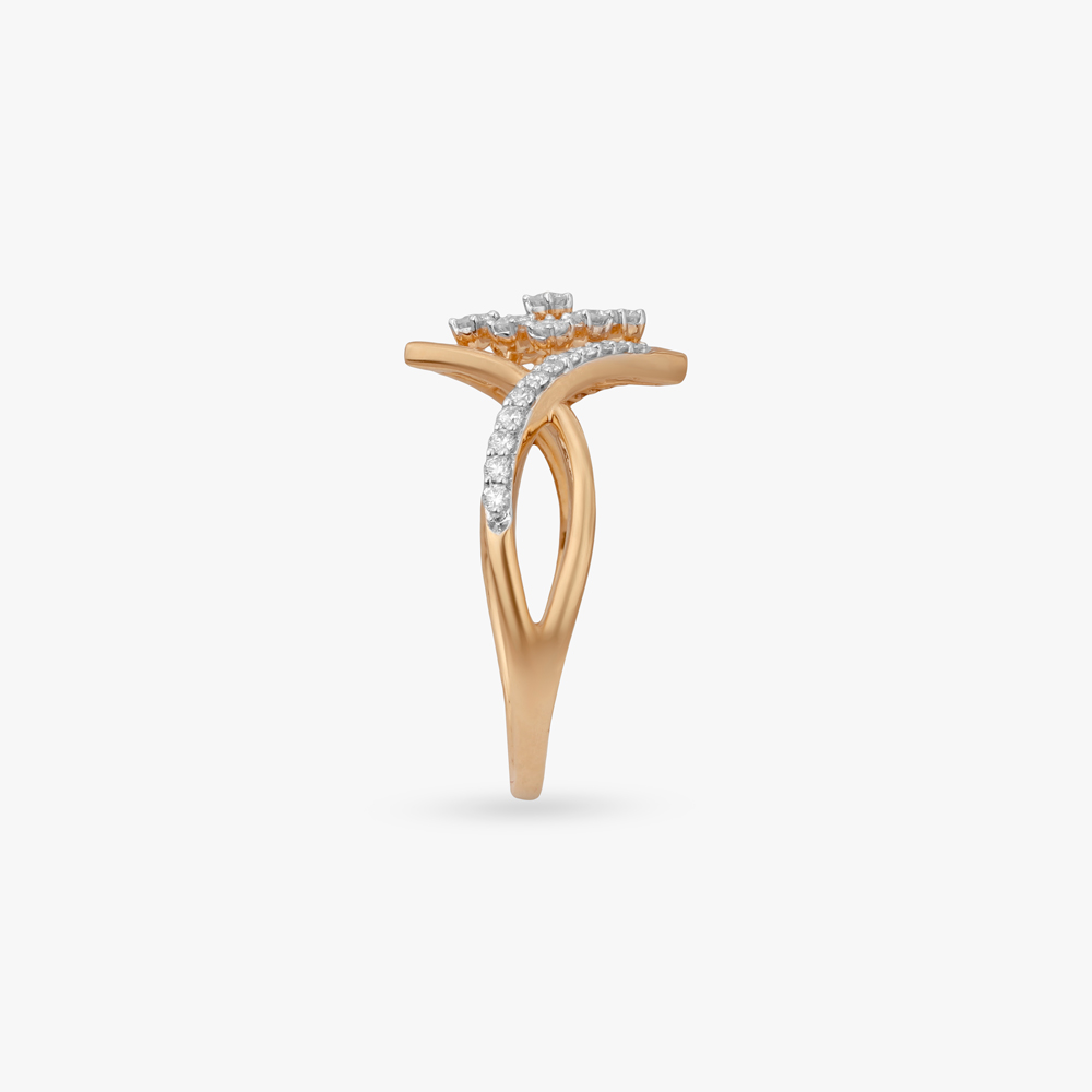 Radiant Lattice Diamond Ring,,hi-res image number null