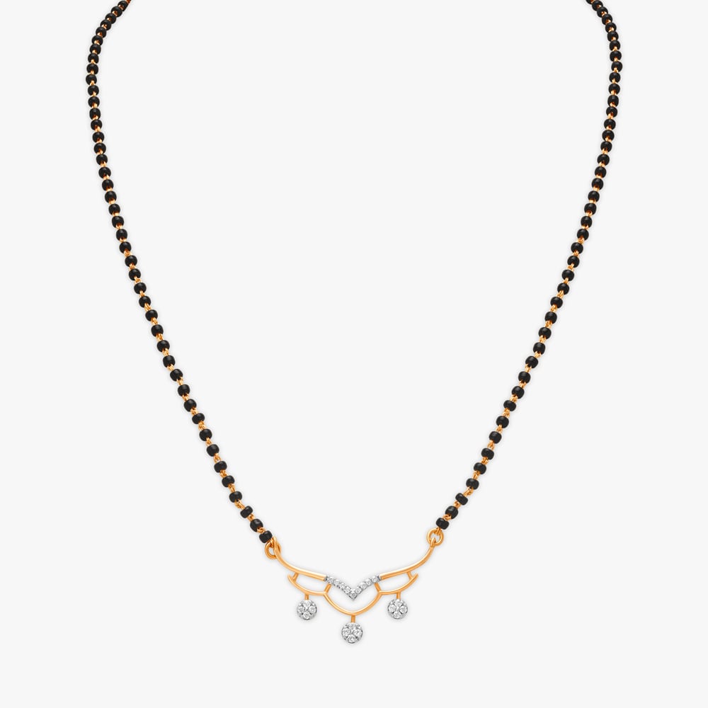 Captivating Diamond Mangalsutra,,hi-res image number null