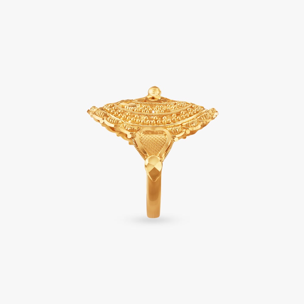 Majestic Flora Gold Ring,,hi-res image number null