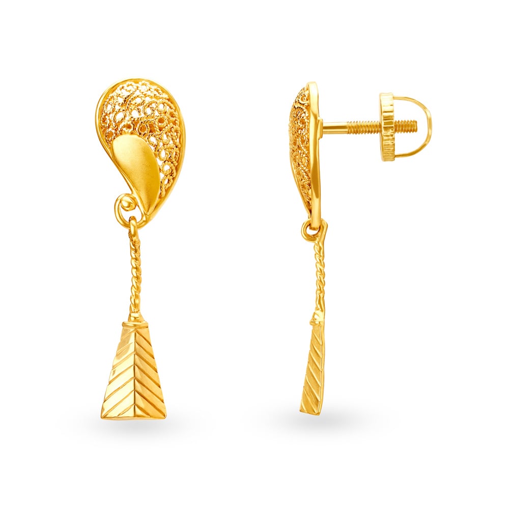 Lovely Filigree Drop Earrings,,hi-res image number null