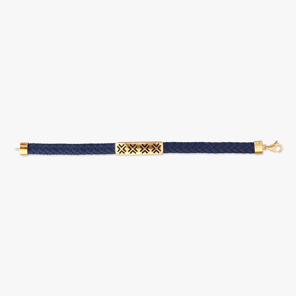 

Bold Crossplay Gold Bracelet for Men