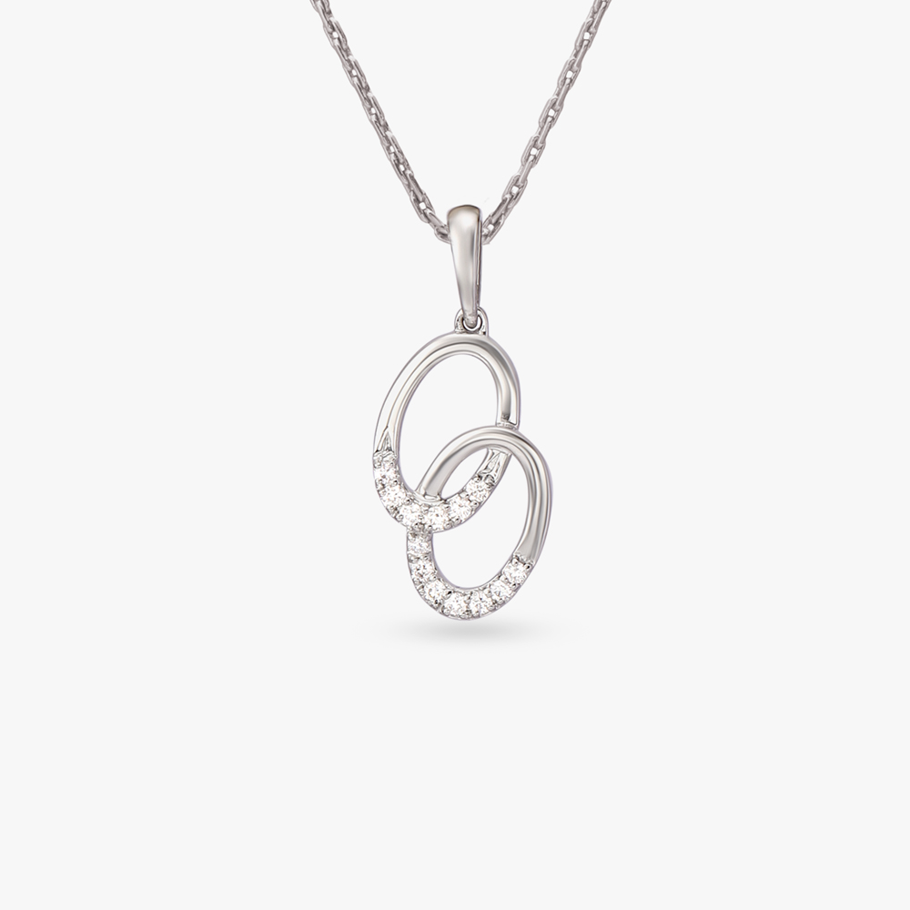 Harmonic Loop Diamond Pendant,,hi-res image number null