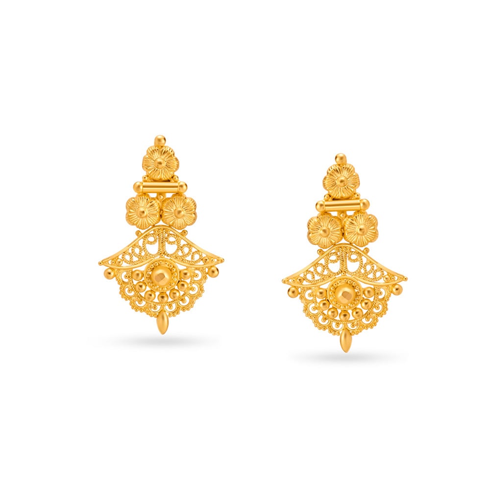Intricate Gold Necklace Set,,hi-res image number null