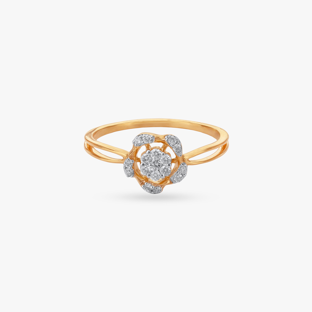 Layered Bloom Diamond Ring,,hi-res image number null
